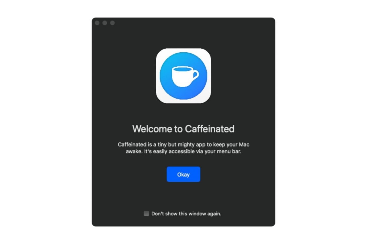 Caffeinated macOS App