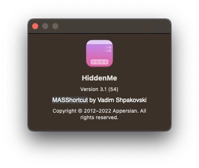HiddenMe macOS Utility App
