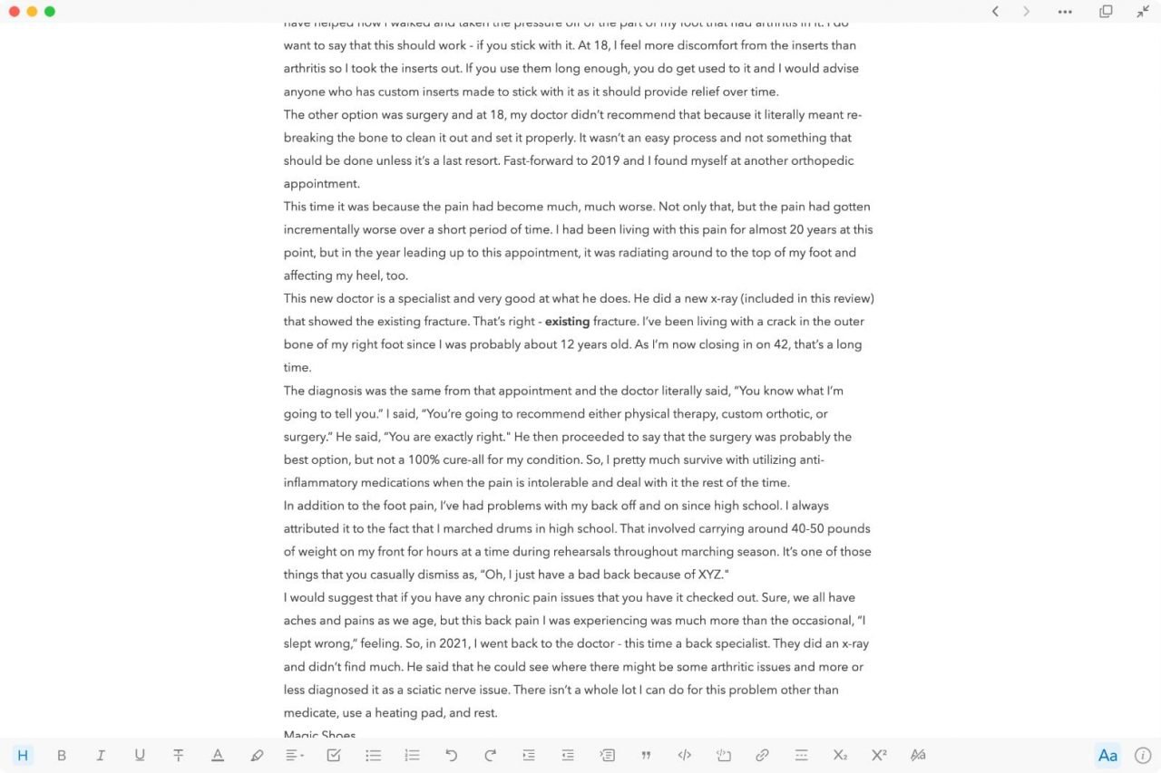 UpNote Writing System for Mac and iOS